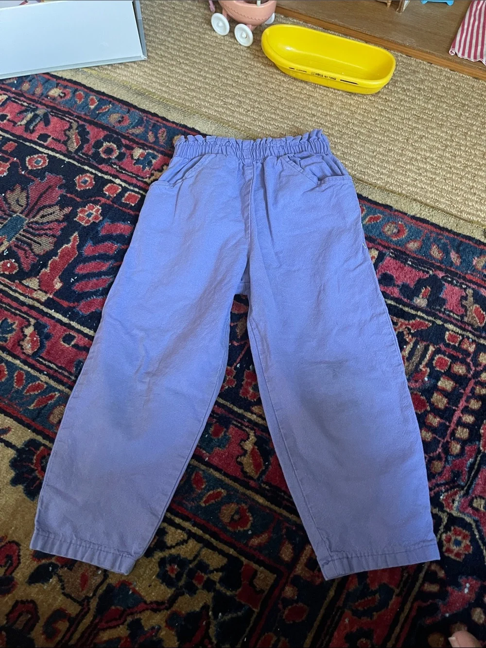 Vintage Gymboree 100 cotton Elastic-Waist Lavender Pants